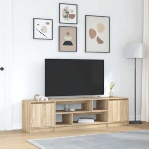 Móvel de TV 188,5x41x50 cm derivados de madeira carvalho sonoma