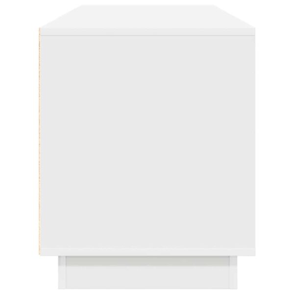 Móvel de TV com luzes LED 160,5x41x50 cm branco - Image 7