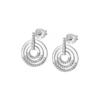 PAR DE BRINCOS LOTUS SILVER, PRATA 925