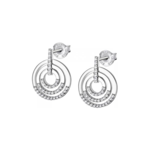 PAR DE BRINCOS LOTUS SILVER, PRATA 925