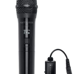 MICROFONO INAMABRICO MUSE - CON RECEPTOR - BAT.1200MAH 8H - TIPO C
