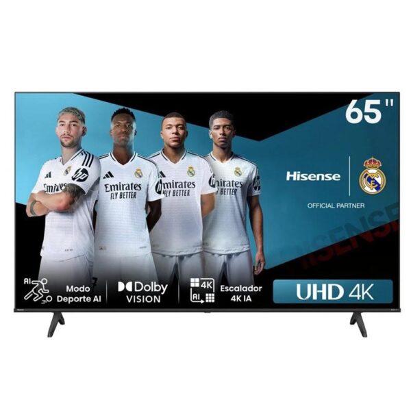 Tv hisense 65pulgadas dled 4k uhd -  65a6n -  smart tv