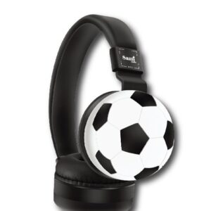 AURICULAR SAMI SOCCER CADETE BT - BLANCO-NEGRO BT/AUX/MICRO