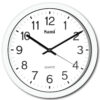 RELOJ DE PARED SAMI RED. 30CM BLANCO