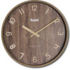 RELOJ DE PARED SAMI RED. 30CM COLOR MADERA OSCURO