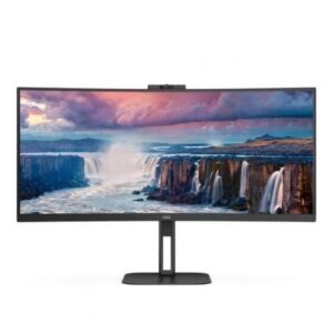 Monitor Profesional Curvo Ultrapanorámico AOC CU34V5CW/BK 34"/ UWQHD/ Multimedia/ Negro
