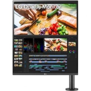 Monitor Profesional LG DualUp Ergo 28MQ780-B 27.6"/ SDQHD/ Multimedia/ Negro
