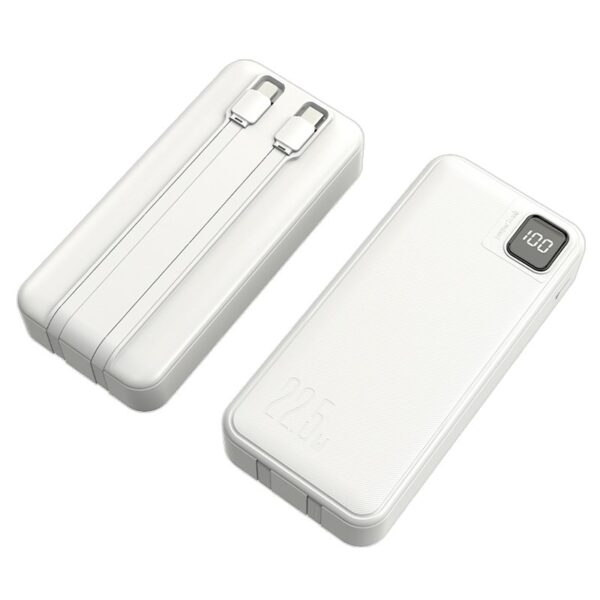Bateria Externa Universal Power Bank 22.5W 20.000 mAh (Tipo-C / Lightning) COOL Blanco - Image 5