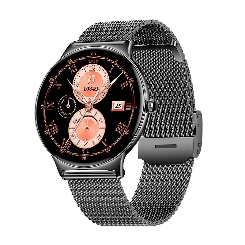 COOL SMARTWATCH ULTRATHIN + 2 CORREAS (AMOLED, LLAMADAS, ULTRAFINO) NEGRO