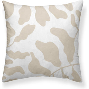 FUNDA DE ALMOHADA 100% ALGODÓN MODELO CHAME BEIG DE 65X65 CM.