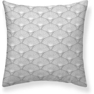 FUNDA DE ALMOHADA 100% ALGODÓN MODELO NASHIK GRIS FN DE 65X65 CM