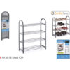 ZAPATERO MET/PLA.4P 49.5X18.5X65CM CONFORTIME