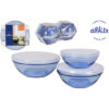 Æ SET 3 BOLS 14/17/20.5CM C/TAPA MARINE