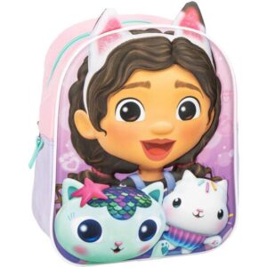 MOCHILA INFANTIL 3D APLICACIONES GABBY´S DOLLHOUSE
