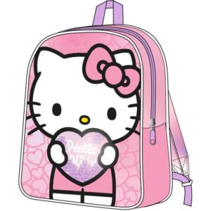 MOCHILA INFANTIL PERSONAJE APLICACIONES HELLO KITTY