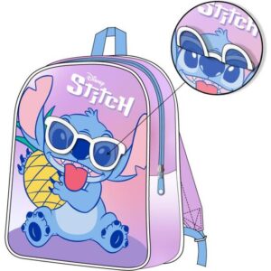 MOCHILA INFANTIL PERSONAJE APLICACIONES STITCH