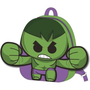 MOCHILA GUARDERIA PERSONAJE PELUCHE AVENGERS HULK