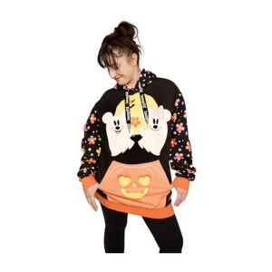 SUDADERA CON CAPUCHA MICKEY & MINNIE MOUSE FANTASMA TALLA XXL