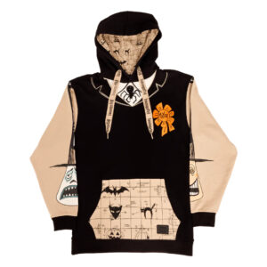 SUDADERA CON CAPUCHA PERSONAJES DE PESADILLA ANTES DE NAVIDAD TALLA M
