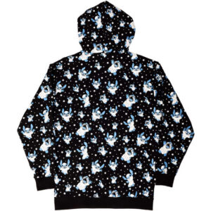 SUDADERA UNISEX CON CAPUCHA STITCH DISFRAZ DE FANTASMA XXL