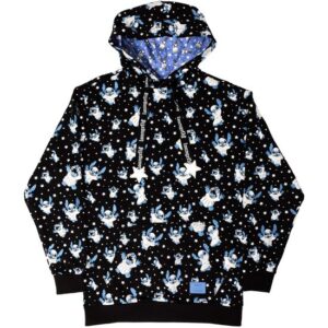 SUDADERA UNISEX CON CAPUCHA STITCH DISFRAZ DE FANTASMA S