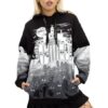 SUDADERA UNISEX QUE BRILLA EN LA OSCURIDAD, INSPIRADA EN EL CEMENTERIO DE THE HAUNTED MANSION.TALLA L