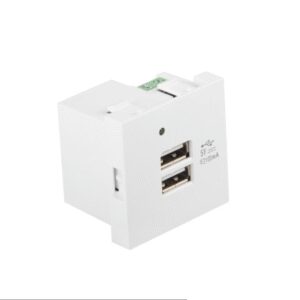ROSETA PARED LANBERG 230V 2 X USB 5V 2.1A BLANCO
