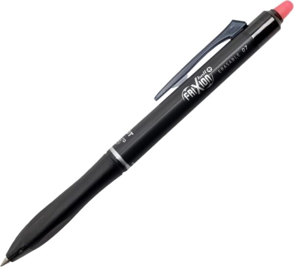 Pilot Frixion Ball Plus Boligrafo Borrable - Punta de 0.7mm y Trazo de 0.35mm - Recargables - 80% de Plastico Reclclado - Color Rojo