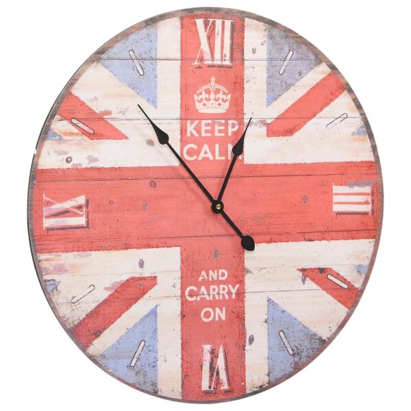 Relógio de parede vintage UK 60 cm - Image 2