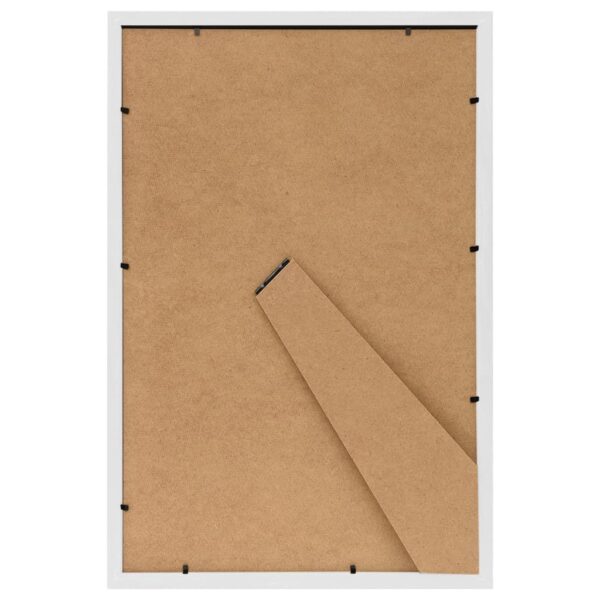 Molduras para mesa 3 pcs 21x29,7 cm MDF branco - Image 5