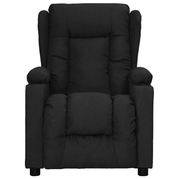 Poltrona de massagens elevatória tecido preto - Image 3