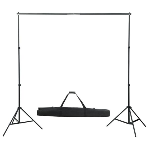 Kit estúdio fotográfico c/ conj. de iluminação/fundo/refletor - Image 2