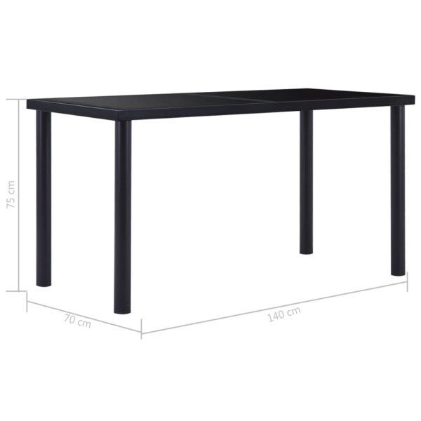 5 pcs conjunto de jantar camurça artificial castanho - Image 11