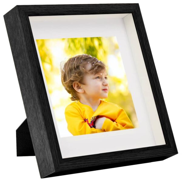 Molduras 3D 3 pcs 23x23 cm para fotografia de 13x13 cm preto - Image 2
