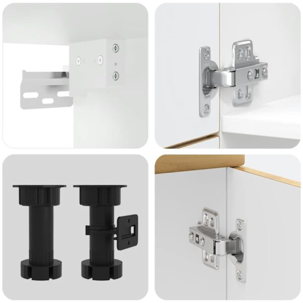 7 peças armário de cozinha conjunto Kalmar carvalho artisiano - Image 6