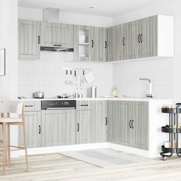 11 peças armário de cozinha conjunto Kalmar cinza sonoma - Image 2