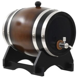 Barril de vinho com torneira em madeira de pinho maciça 6 L
