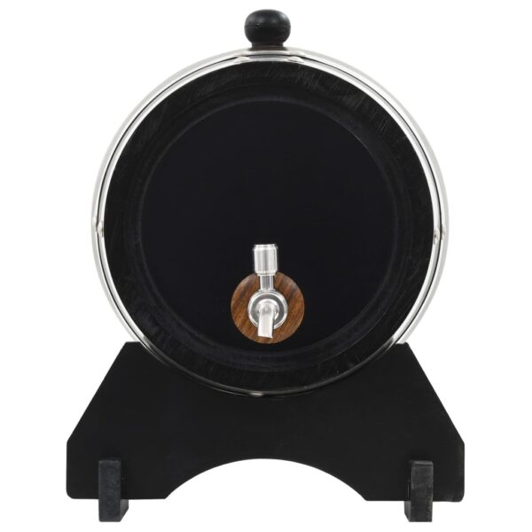 Barril de vinho com torneira em madeira de pinho maciça 6 L - Image 4
