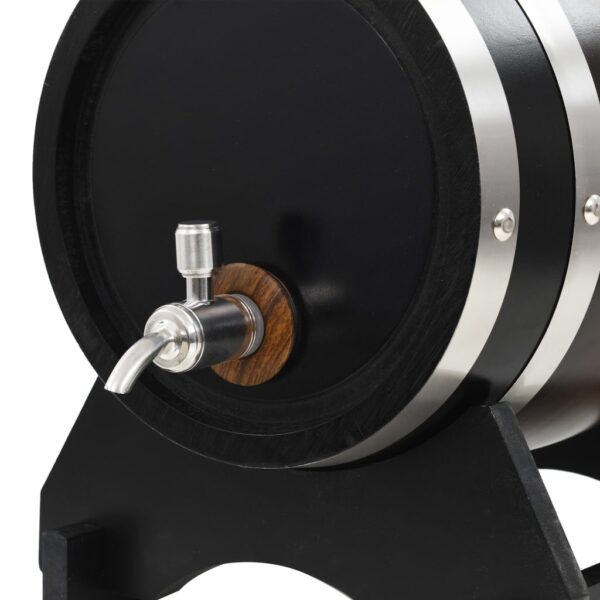 Barril de vinho com torneira em madeira de pinho maciça 6 L - Image 5