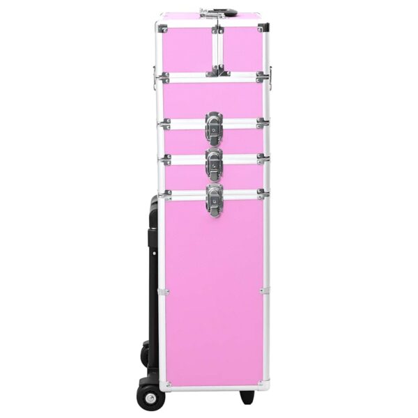 Trólei de maquilhagem alumínio cor-de-rosa - Image 3