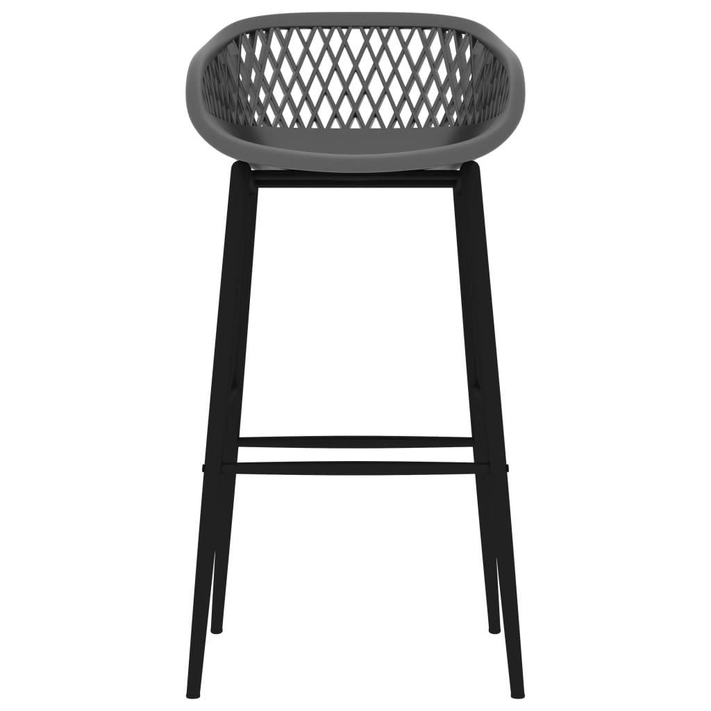 5 pcs conjunto de bar branco e cinzento - Image 8