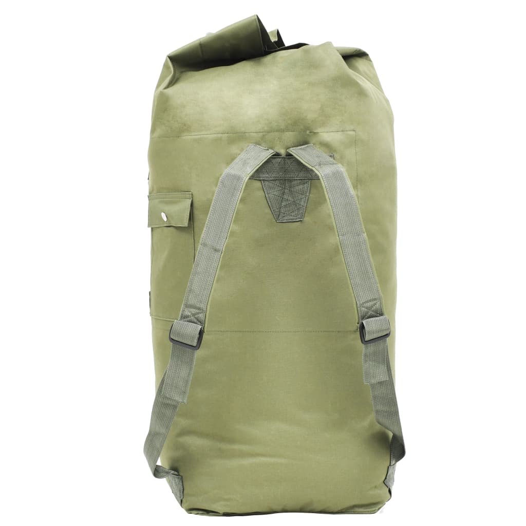 Saco de pano estilo militar 85 L verde azeitona - Image 3