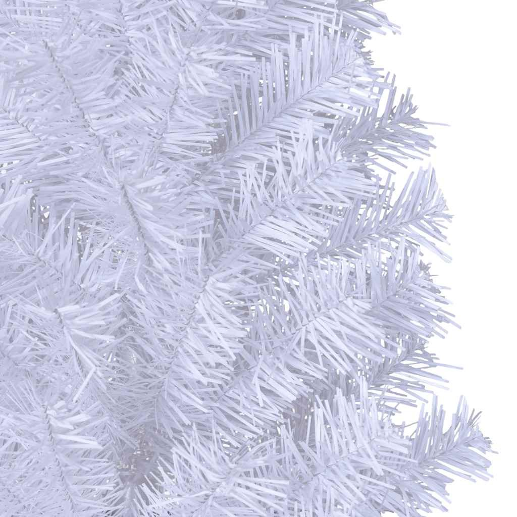 Árvore de Natal artificial com ramos grossos 120 cm PVC branco - Image 5