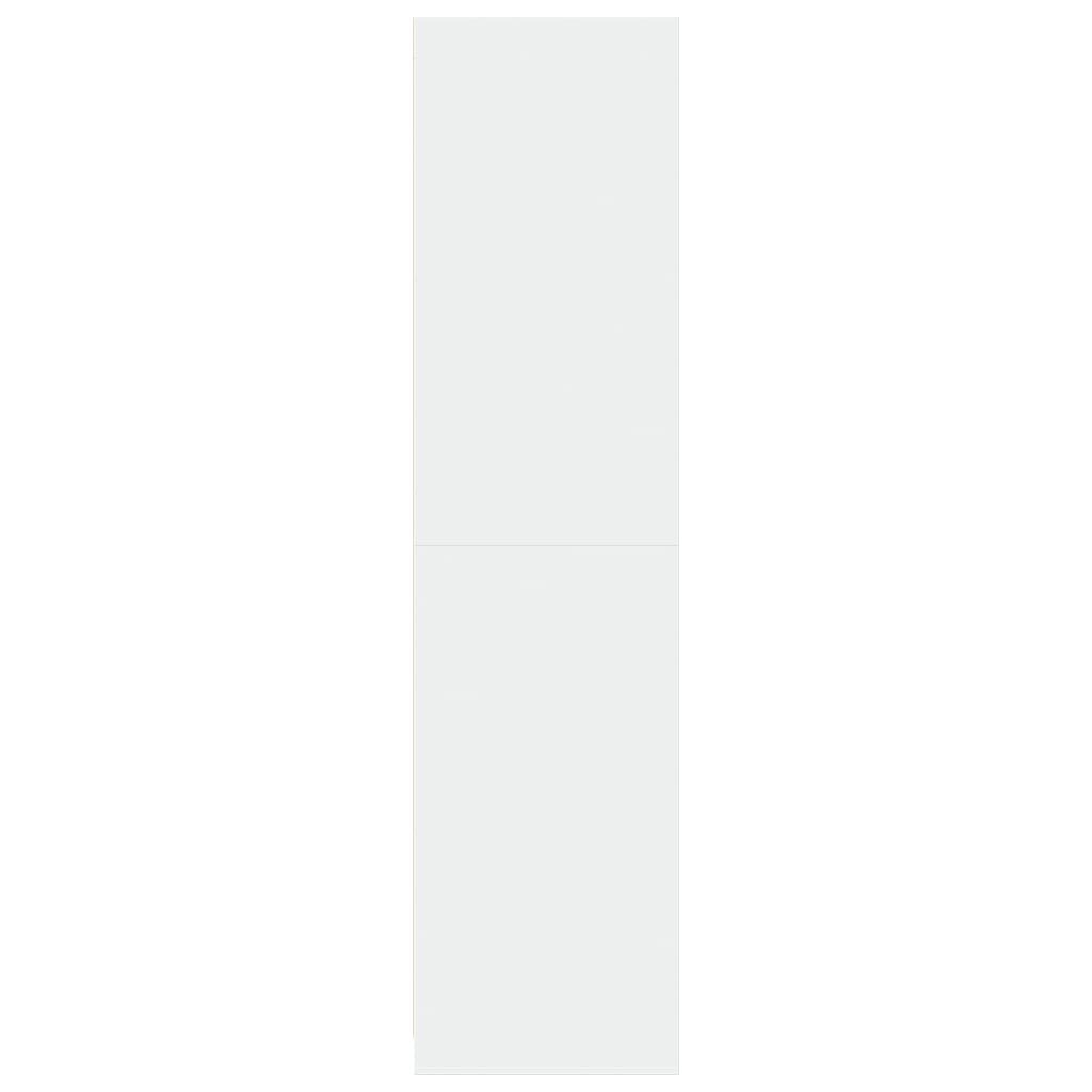 Roupeiro 30x50x200 cm derivados de madeira branco - Image 4