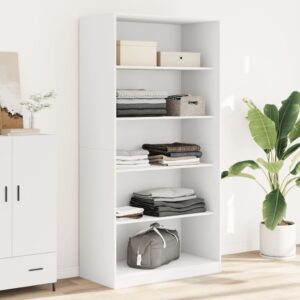 Roupeiro 100x50x200 cm contraplacado branco